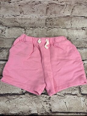NWOT- Hanna Andersson Pink French Terry Midi Shorts
